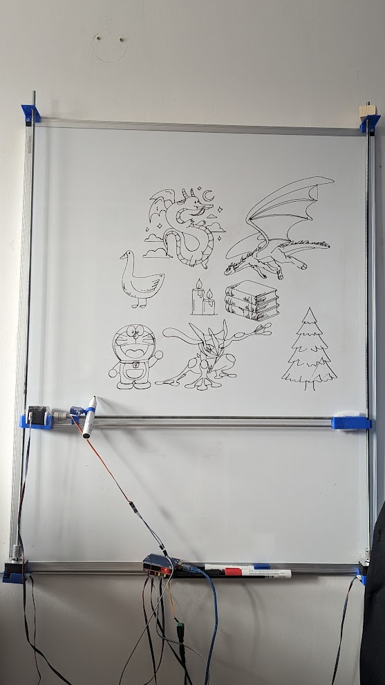3-DOF CNC Whiteboard Plotter